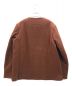 DANTON (ダントン) WOOL MOSEER ノーカラーコート ブラウン サイズ:38：6800円