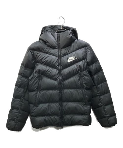 NIKE（ナイキ）NIKE (ナイキ) NSW WIND RUNNER FILL DOWN HOODIE JACKET ブラック サイズ:Mの古着・服飾アイテム