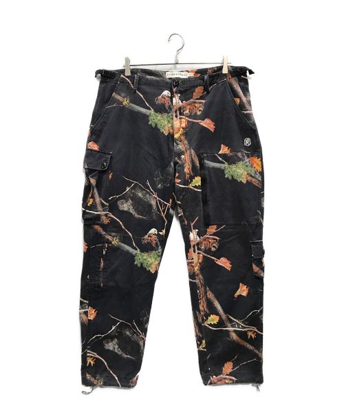 BILLIONAIRE BOYS CLUB（ビリオネアボーイズクラブ）BILLIONAIRE BOYS CLUB (ビリオネアボーイズクラブ) TREE CAMO CARGO PANT ブラック サイズ:XLの古着・服飾アイテム