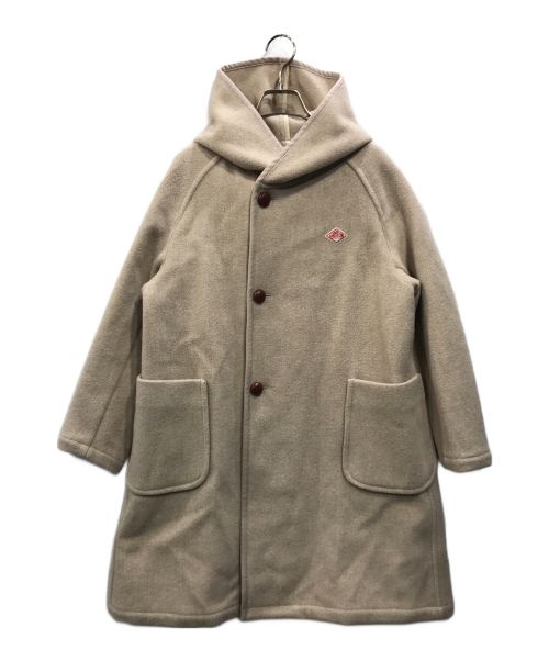 DANTON（ダントン）DANTON (ダントン) ウールモッサ フードコート ベージュ サイズ:34の古着・服飾アイテム