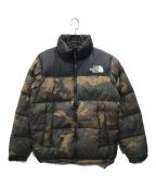 THE NORTH FACEザ ノース フェイス）の古着「NOVELTY NUPTSE JACKET ヌプシダウンジャケット」｜ブラック×ブラウン