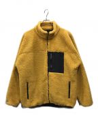 GX1000.ジーエックス1000）の古着「sherpa fleece jacket シェルパフリースジャケット」｜イエロー