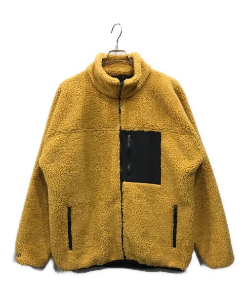 GX1000.（ジーエックス1000）GX1000. (ジーエックス1000) sherpa fleece jacket シェルパフリースジャケット イエロー サイズ:Lの古着・服飾アイテム