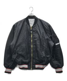 ALPHA（アルファ）の古着「KYNE ON AIR MA-1 Bomber Jacket」｜ブラック