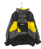 THE NORTH FACEザ ノース フェイス）の古着「STEEP TECH 96 APOGEE JACKET スティープテックアポジー ジップアップマウンテン ジャケット」｜グレー×イエロー