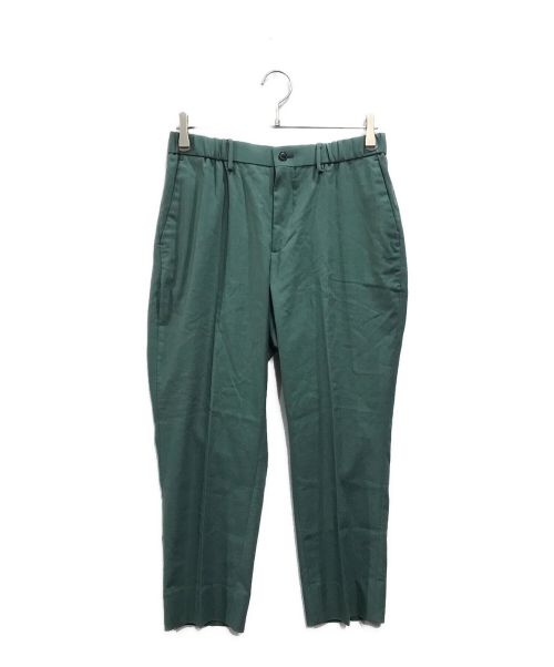 EDIFICE（エディフィス）EDIFICE (エディフィス) ETROUSERS（E-3）トリプルクロス イージースラックス グリーン サイズ:Lの古着・服飾アイテム