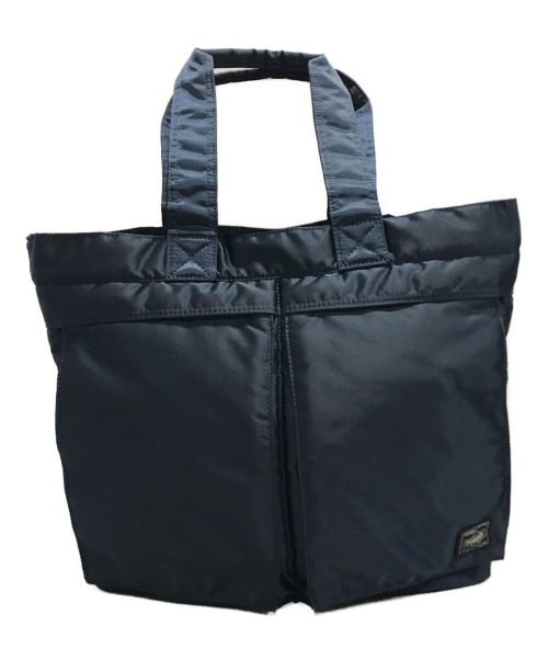 PORTER（ポーター）PORTER (ポーター) TANKER  TOTE BAG タンカートートバッグ ネイビーの古着・服飾アイテム