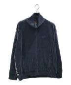 Needles×FREAK'S STOREニードルズ×フリークスストア）の古着「別注 Track Jacket PolySmooth トラックジャケット」｜ネイビー×グレー