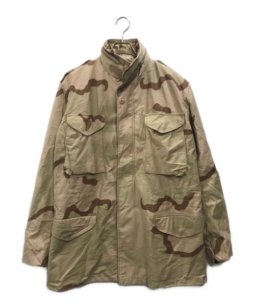 US AIR FORCE（US空軍）US AIR FORCE (US空軍) 80S M-65 Field Coat Cold Weather  ミリタリージャケット ベージュ サイズ:Mの古着・服飾アイテム