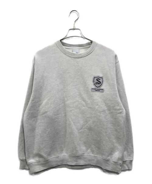 stussy（ステューシー）stussy (ステューシー) 00ｓ銀タグワッペンスウェット グレー サイズ:SMALLの古着・服飾アイテム