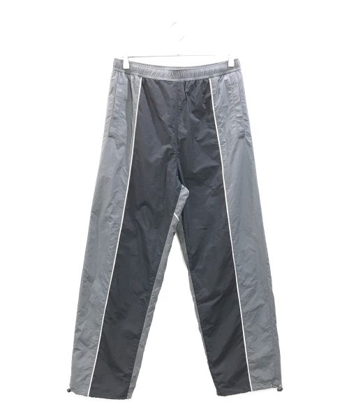 Cabaret Poval（キャバレーポバール）Cabaret Poval (キャバレーポバール) 23SS Lightweight Track Trousers トラックパンツ グレー×ブラック サイズ:Mの古着・服飾アイテム