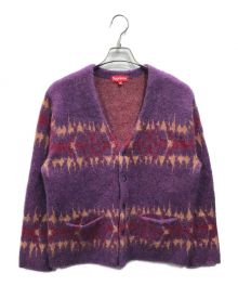 SUPREME（シュプリーム）の古着「22AW Abstract Stripe Cardigan」｜パープル