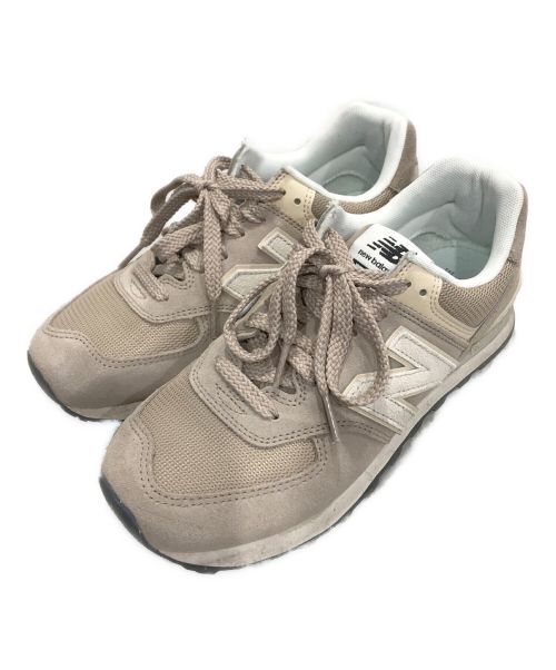 NEW BALANCE（ニューバランス）NEW BALANCE (ニューバランス) BEAUTY&YOUTH (ビューティーアンドユース) U574WO2 ベージュ サイズ:25㎝の古着・服飾アイテム