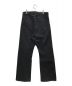 AURALEE (オーラリー) SELVEDGE LIGHT DENIM PANTS ブラック サイズ:4：19800円