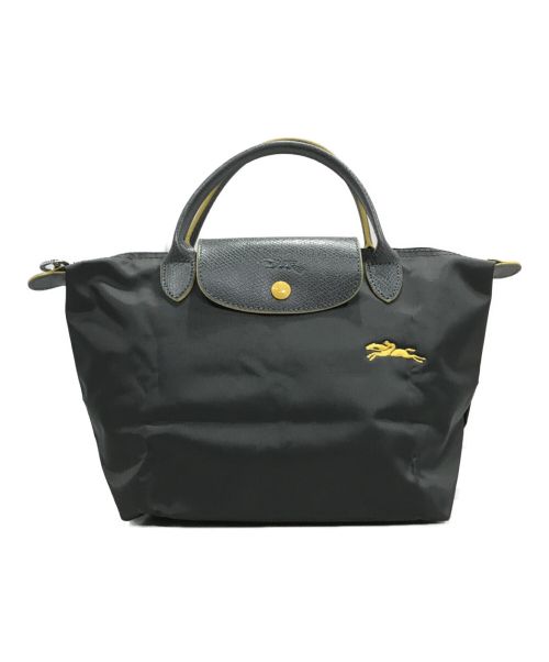 LONGCHAMP（ロンシャン）LONGCHAMP (ロンシャン) ル プリアージュトップハンドルハンドバッグ ブラックの古着・服飾アイテム