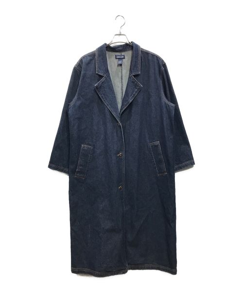 BACCINI（バッチニー）BACCINI (バッチニー) 80ｓオーバーサイズデニムコート インディゴ サイズ:18/20の古着・服飾アイテム