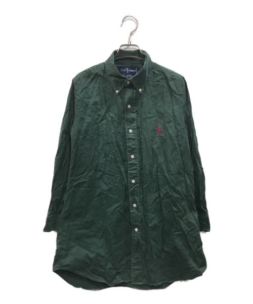 RALPH LAUREN（ラルフローレン）RALPH LAUREN (ラルフローレン) 90ｓボタンダウンシャツ グリーン サイズ:Lの古着・服飾アイテム