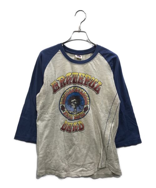 GRATEFUL DEAD（グレイトフル・デッド）GRATEFUL DEAD (グレイトフル・デッド) ラグランカットソー グレー サイズ:Lの古着・服飾アイテム