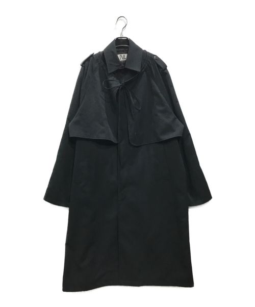 M TO R（ムウトアール）M TO R (ムウトアール) SUSTAINABLE 3WAY TRENCH COAT WITH EPAULETTE ブラック サイズ:40の古着・服飾アイテム