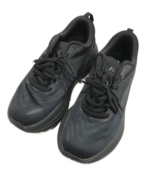 HOKAONEONE（ホカオネオネ）HOKAONEONE (ホカオネオネ) BONDI 8 ローカットスニーカー ブラック サイズ:26㎝の古着・服飾アイテム