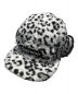 SUPREME（シュプリーム）の古着「Leopard Polar Fleece Earflap Camp Cap」｜ホワイト×ブラック