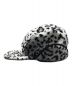 SUPREME (シュプリーム) Leopard Polar Fleece Earflap Camp Cap ホワイト×ブラック：8000円