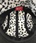 中古・古着 SUPREME (シュプリーム) Leopard Polar Fleece Earflap Camp Cap ホワイト×ブラック：8000円