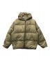 A BATHING APE（アベイシングエイプ）の古着「SPORT MONOGRAM SHARK HOODIE PUFFER DOWN JACKET 」｜ベージュ