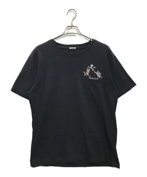 Denham（デンハム）Denham (デンハム) Friday Pocket Tee ポケットTシャツ ブラック サイズ:XLの古着・服飾アイテム