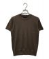 theory（セオリー）の古着「Regal Wool Basic Tee P 半袖ニット」｜ブラウン