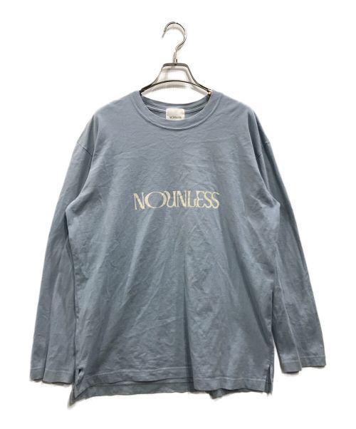 NOUNLESS（ナウンレス）nounless (ナウンレス) ロングスリーブカットソー ブルー サイズ:表記なしの古着・服飾アイテム