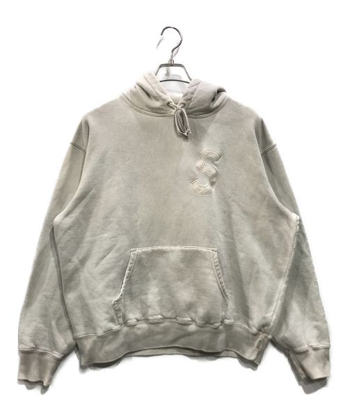 SUPREME（シュプリーム）Supreme (シュプリーム) 23SS/Overdyed S Logo Hooded Sweatshirt グレー サイズ:Sの古着・服飾アイテム