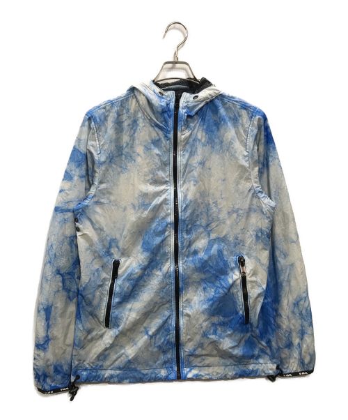 DIESEL（ディーゼル）DIESEL (ディーゼル) camo acid windbreaker ウインドブレーカー ブルー サイズ:Sの古着・服飾アイテム