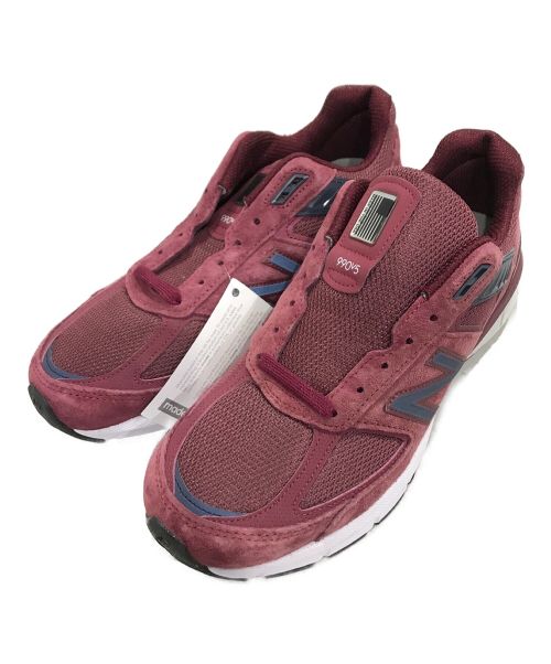 NEW BALANCE（ニューバランス）NEW BALANCE (ニューバランス) 990V5 ローカットスニーカー ボルドー サイズ:27.5㎝の古着・服飾アイテム