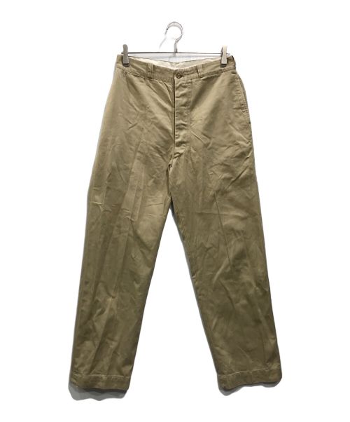 US ARMY（ユーエスアーミー）US ARMY (ユーエスアーミー) 60ｓChino Trousers ベージュ サイズ:33‐33の古着・服飾アイテム