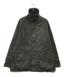 Barbour（バブアー）の古着「BEDALE ピーチスキン ブルゾン」｜オリーブ