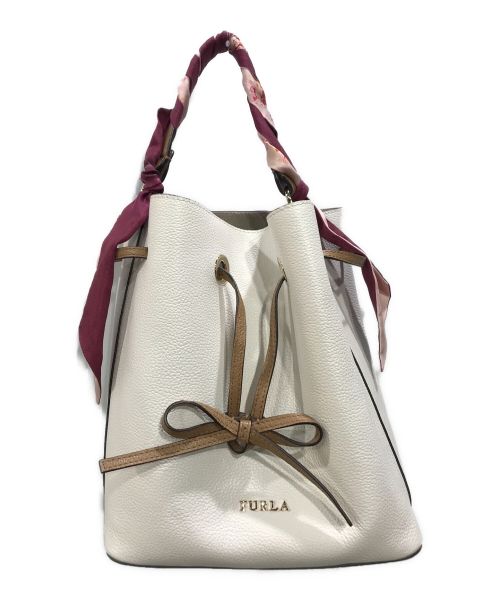 FURLA（フルラ）FURLA (フルラ) ハンドバッグ ベージュの古着・服飾アイテム