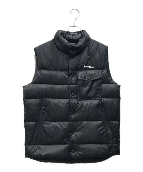 MONCLER（モンクレール）MONCLER (モンクレール) FRAGMENT DESIGN (フラグメントデザイン) ABENE GILLETダウンベスト ブラック サイズ:1の古着・服飾アイテム