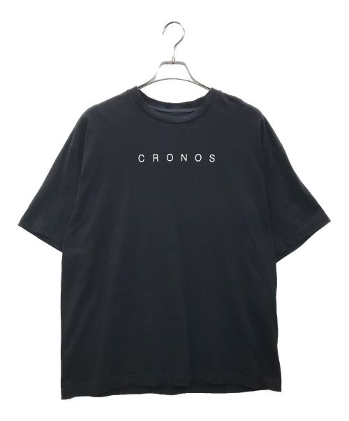 CRONOS（クロノス）CRONOS (クロノス) Tシャツ ブラック サイズ:Mの古着・服飾アイテム