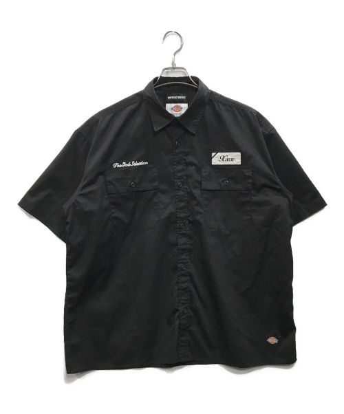 GOD SELECTION XXX（ゴッドセレクショントリプルエックス）GOD SELECTION XXX (ゴッドセレクショントリプルエックス) Dickies (ディッキーズ) 別注ワークシャツ ブラック サイズ:Lの古着・服飾アイテム