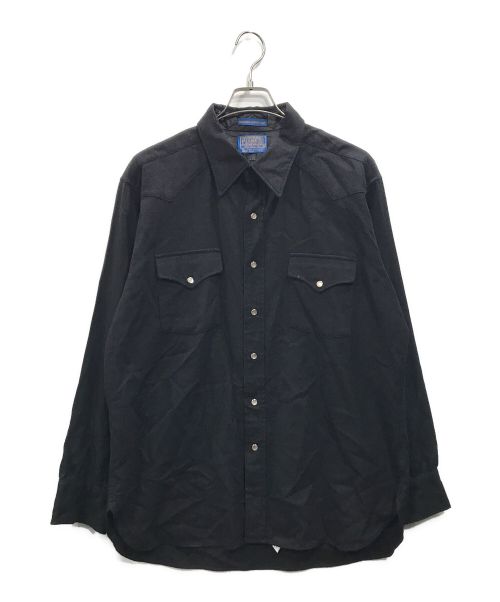 PENDLETON（ペンドルトン）PENDLETON (ペンドルトン) ウール ウエスタンシャツ ブラック サイズ:XLの古着・服飾アイテム