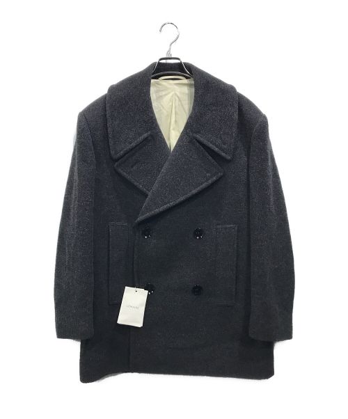 LEMAIRE（ルメール）LEMAIRE (ルメール) MAXI PEA COAT Pコート ダブルハーフコート グレー サイズ:44の古着・服飾アイテム