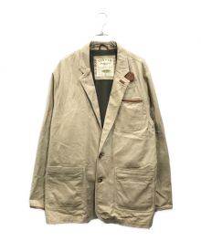 orvis（オービス）の古着「エルボーパッチフィッシングジャケット カバーオール」｜ベージュ