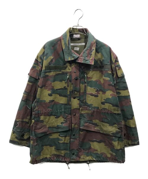 belgium army1500（-）belgium army1500 (-) 90S ミリタリージャケット グリーン×ブラウン サイズ:55の古着・服飾アイテム