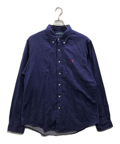 RALPH LAUREN（ラルフローレン）RALPH LAUREN (ラルフローレン) 90Sオーバーサイズシャツ ブルー サイズ:XLの古着・服飾アイテム