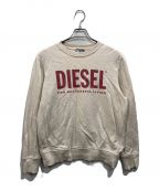 DIESELディーゼル）の古着「ロゴスウェット」｜ベージュ