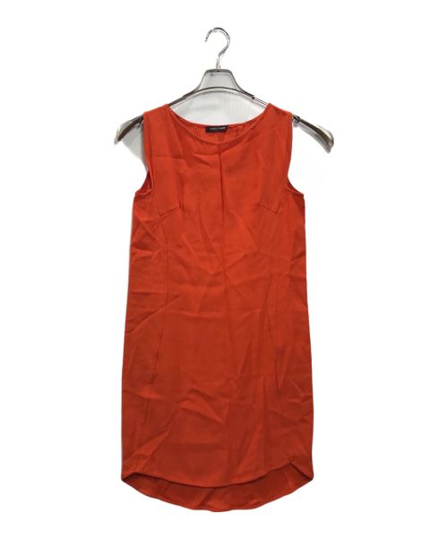 YOKO CHAN（ヨーコチャン）YOKO CHAN (ヨーコチャン) ノースリーブ チュニックワンピース オレンジ サイズ:36の古着・服飾アイテム
