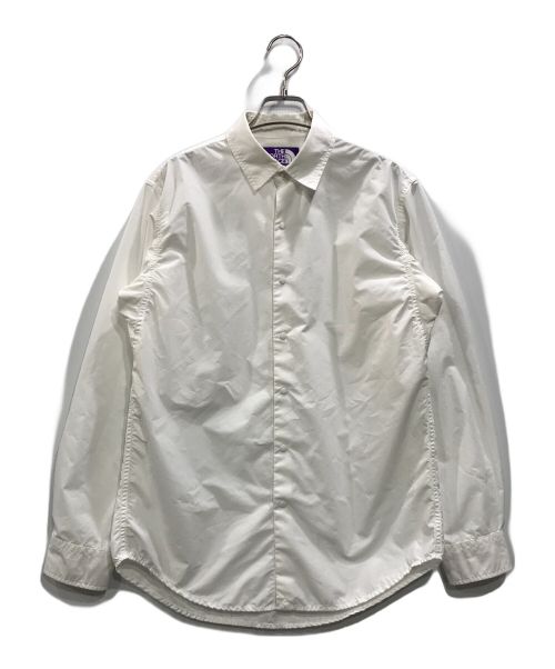 THE NORTHFACE PURPLELABEL（ザ・ノースフェイス パープルレーベル）THE NORTHFACE PURPLELABEL (ザ・ノースフェイス パープルレーベル) TYPEWRITER L／S SHIRT タイプライターシャツ ホワイト サイズ:Sの古着・服飾アイテム