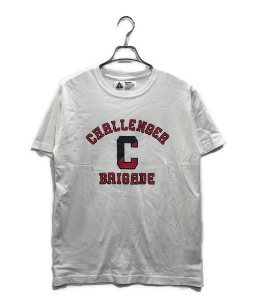 CHALLENGER（チャレンジャー）CHALLENGER (チャレンジャー) COLLEGE TEE ホワイト サイズ:Mの古着・服飾アイテム