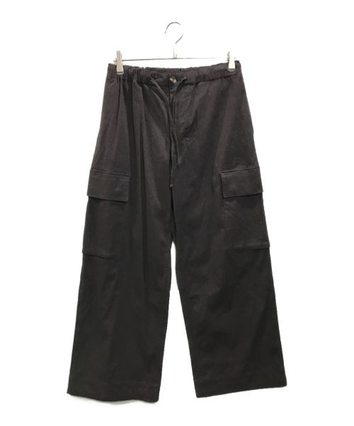 AUBETT（オーベット）AUBETT (オーベット) CREPE CLOTH GARGO PANTS(クレープクロスカーゴパンツ) ブラウン サイズ:3の古着・服飾アイテム